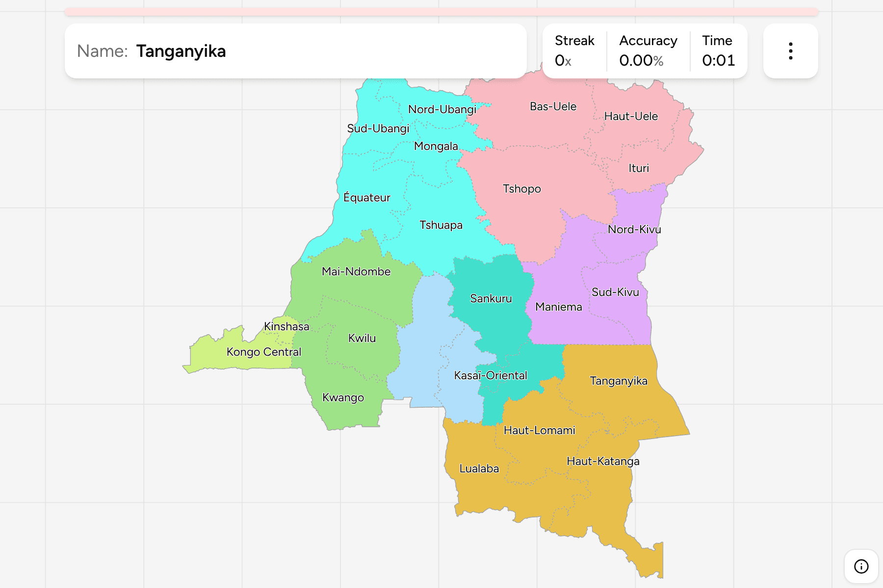 Screenshot of DR Congo Provinces