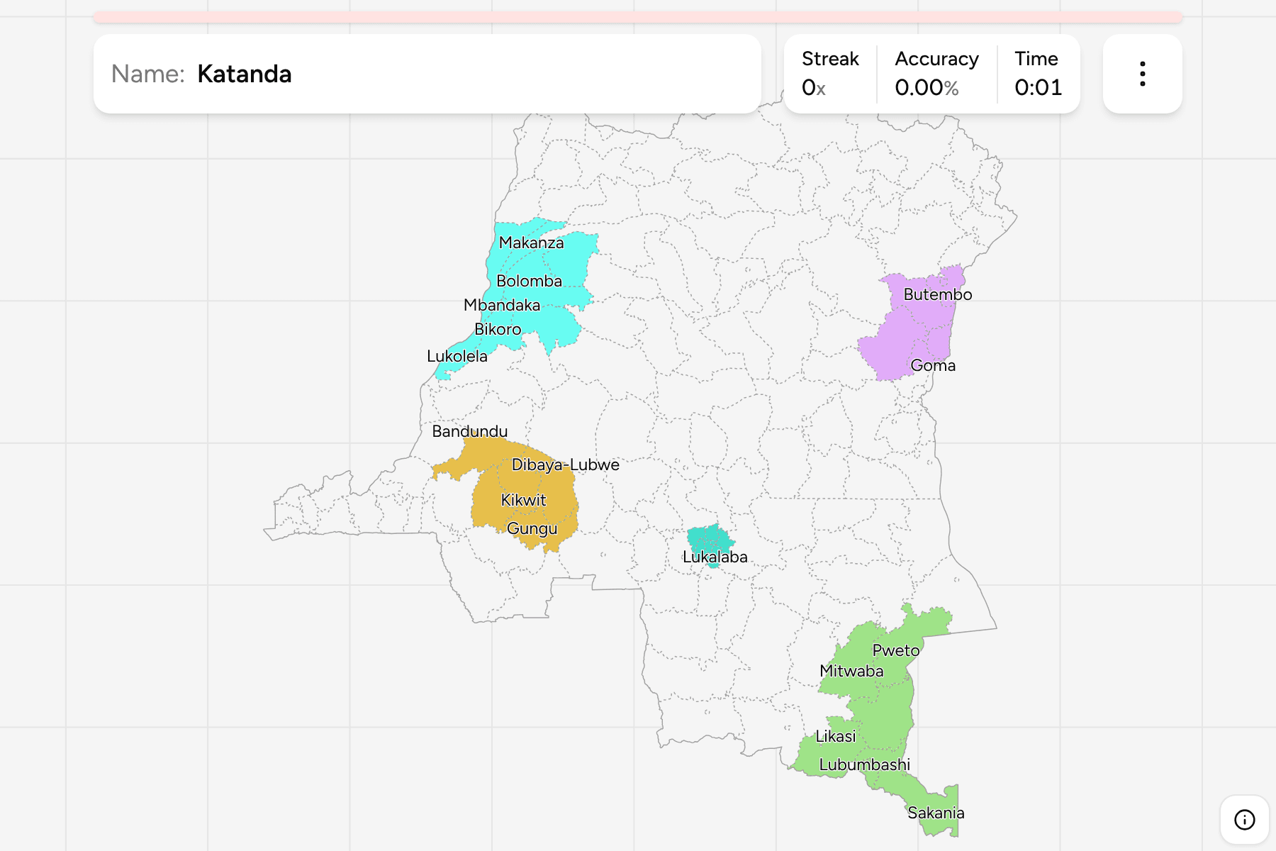 Screenshot of DR Congo Territories game