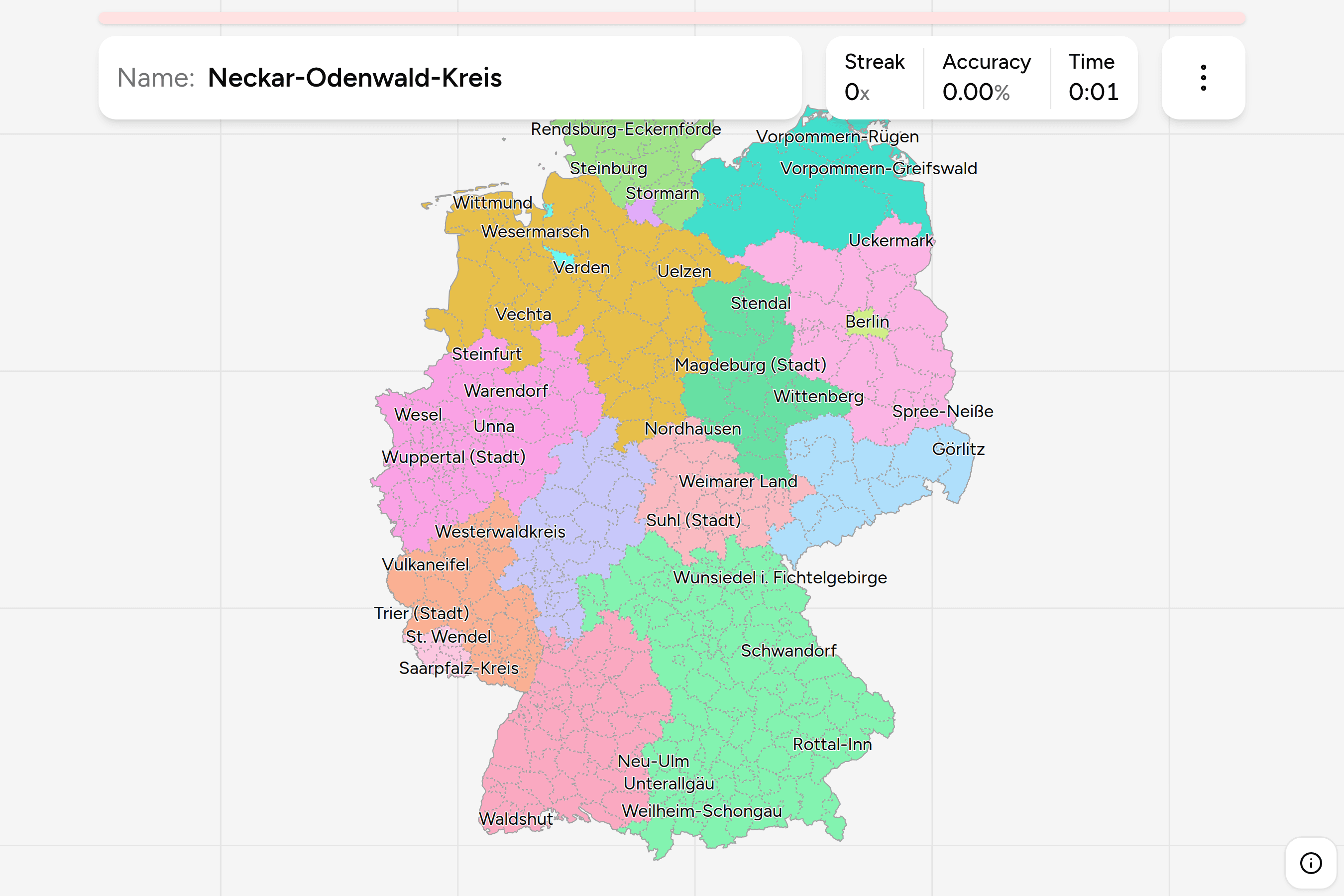 Screenshot of Germany Districts