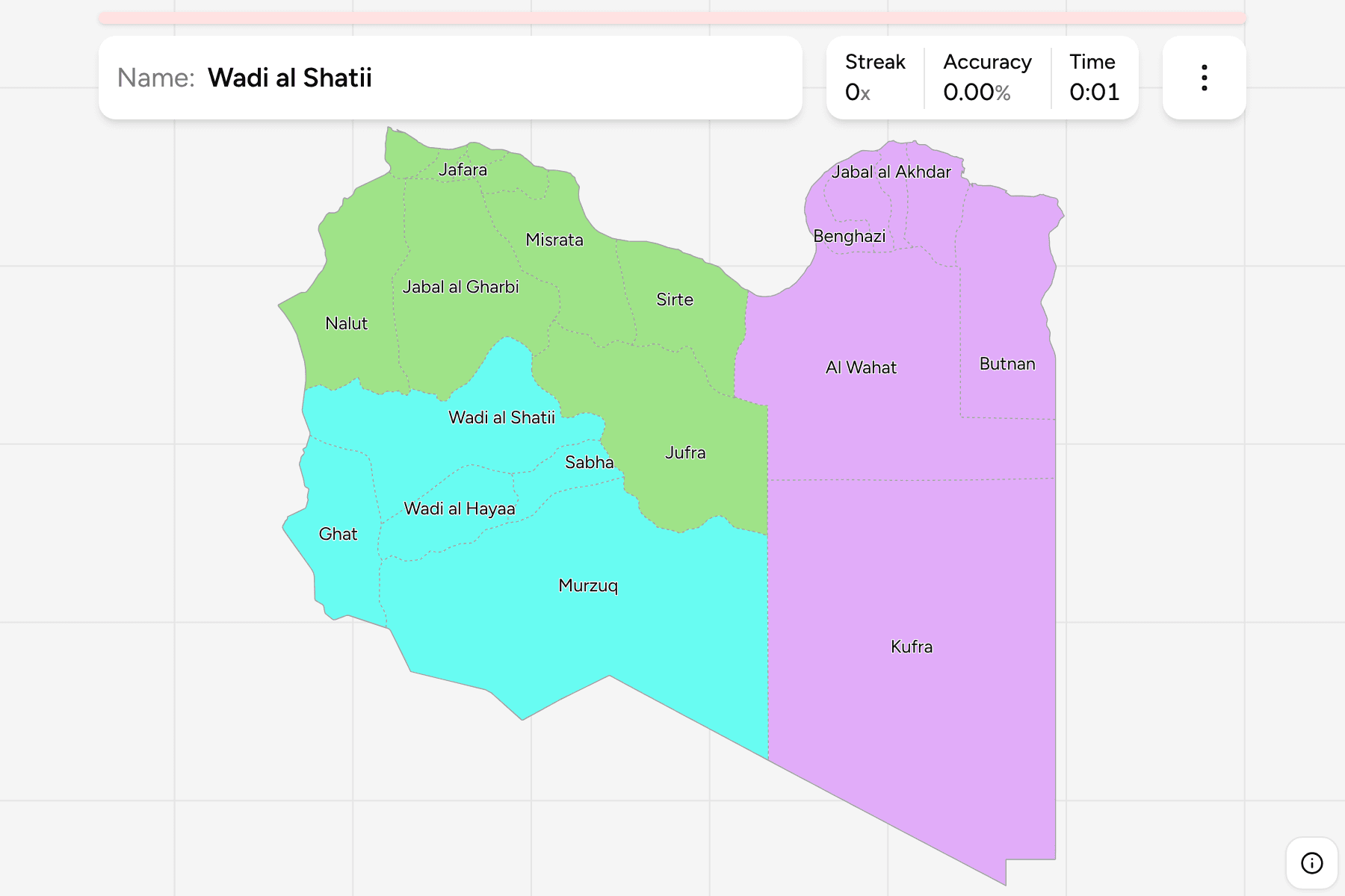 Screenshot of Libya Districts game