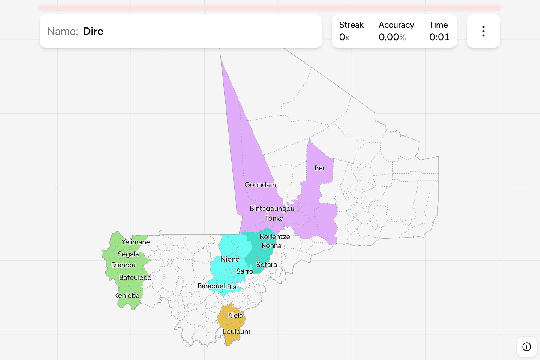 Screenshot of Mali Cercles game