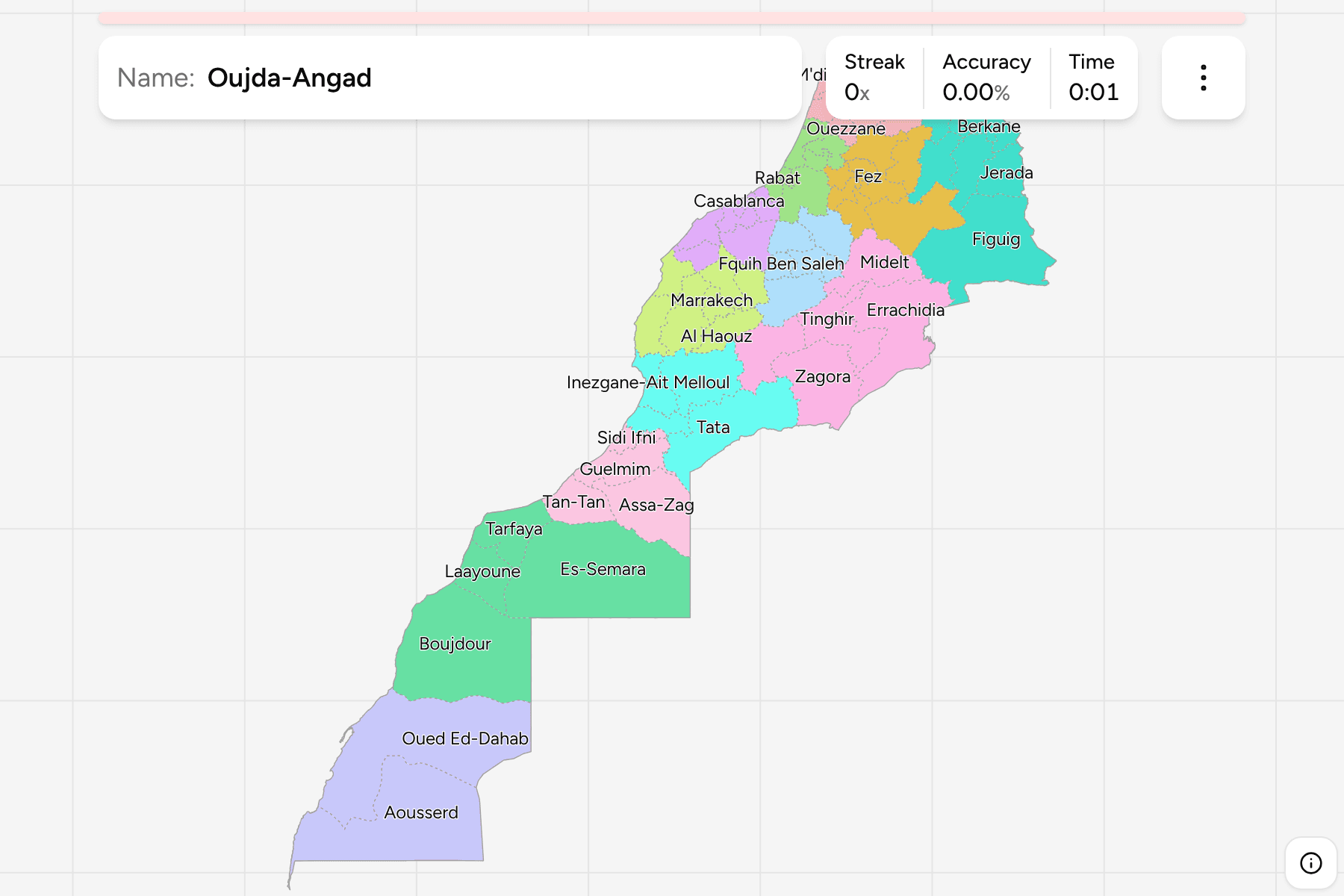 Screenshot of Morocco Provinces