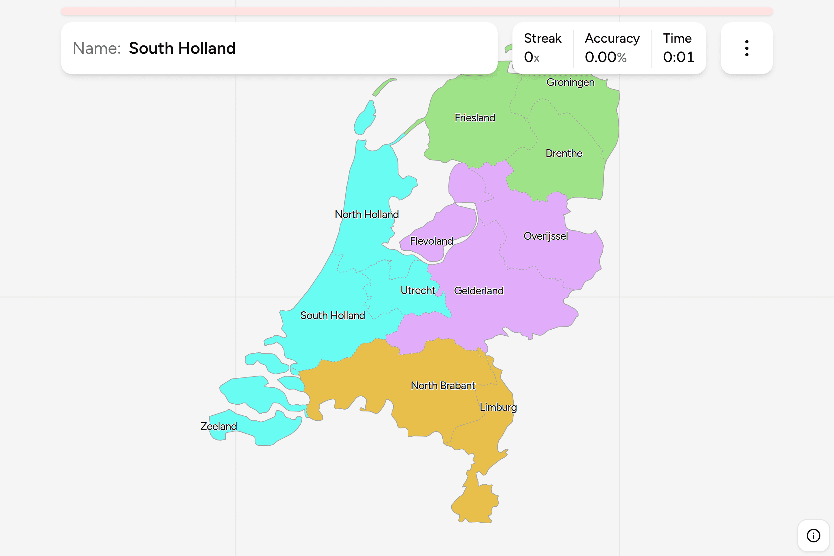Screenshot of Netherlands Provinces