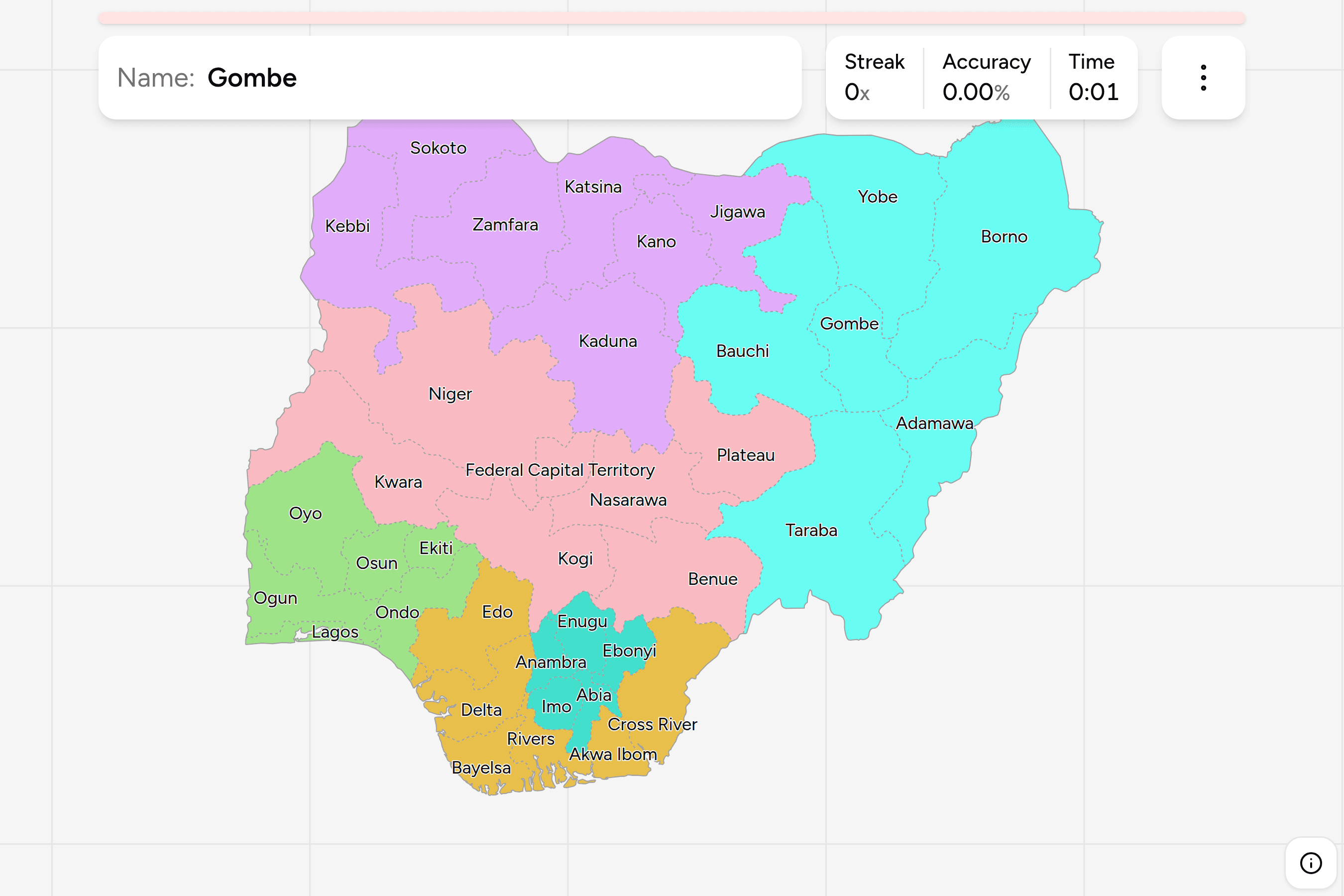 Screenshot of Nigeria States