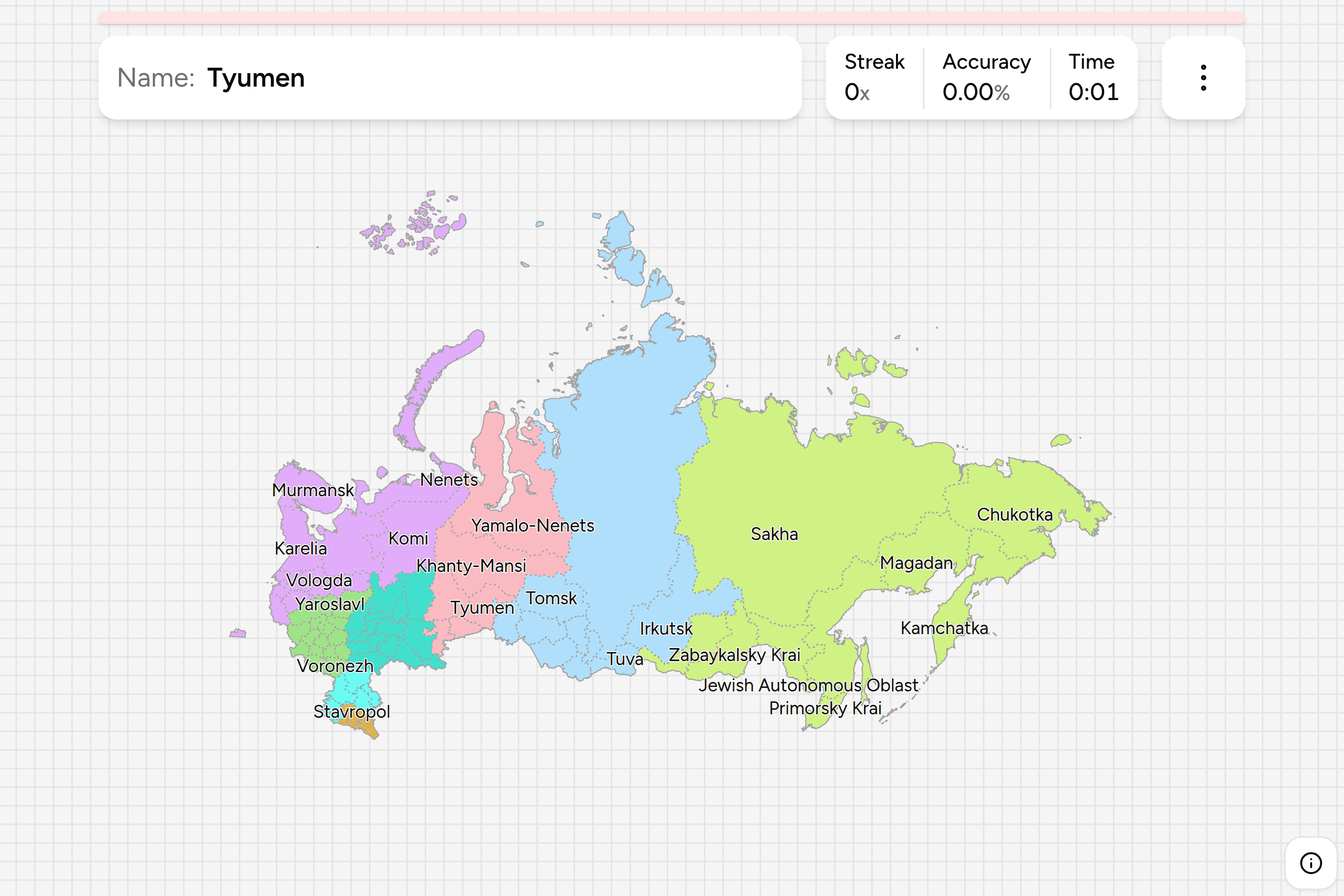 Screenshot of Russia Federal Subjects
