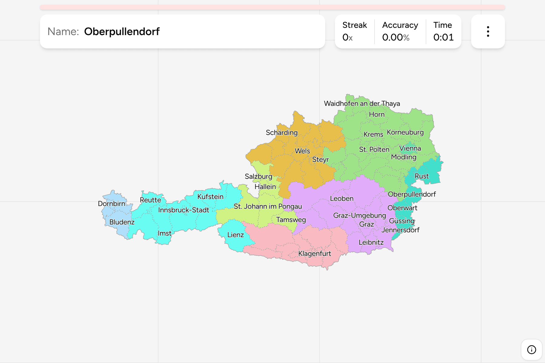 Screenshot of Austria Districts