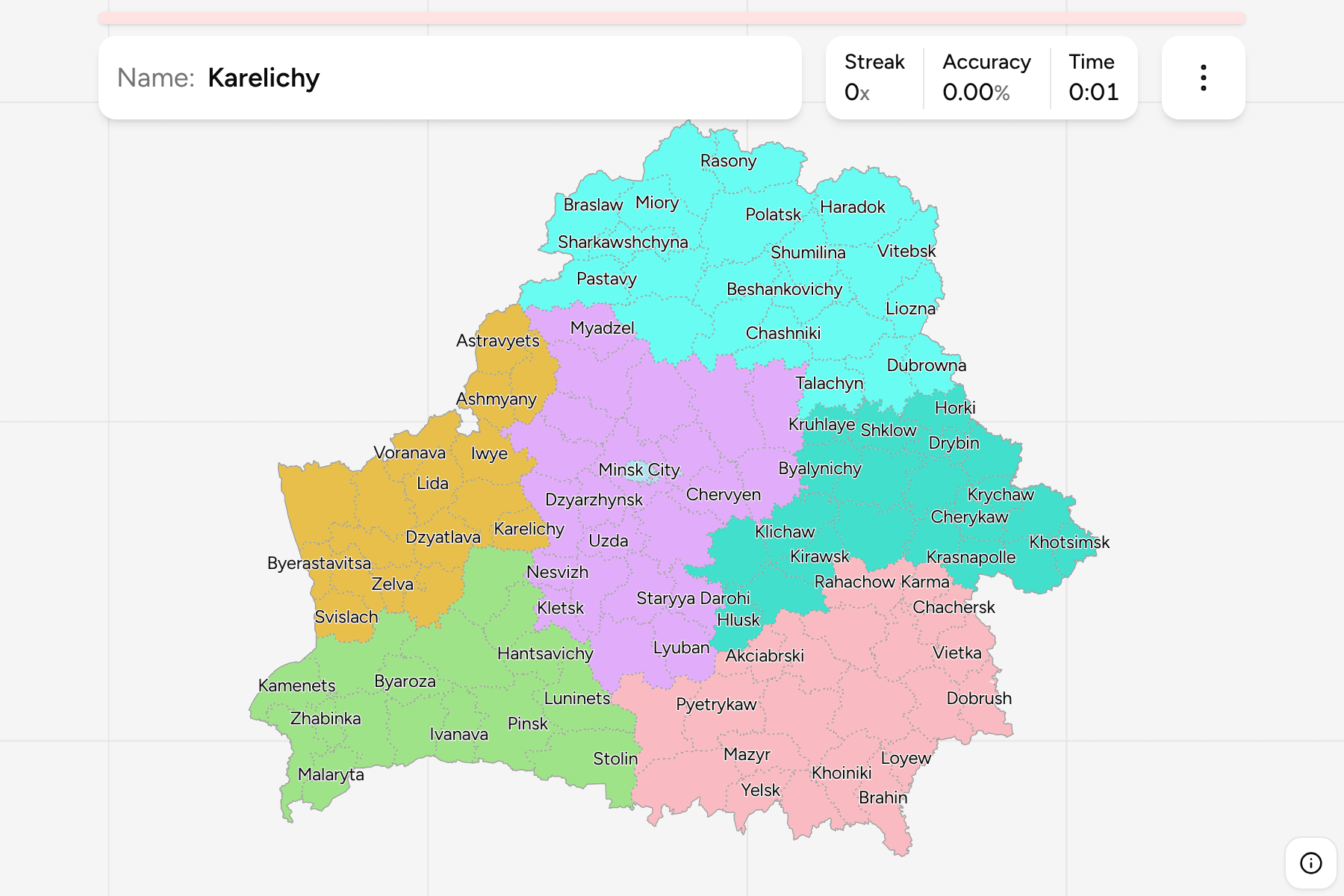 Screenshot of Belarus Districts