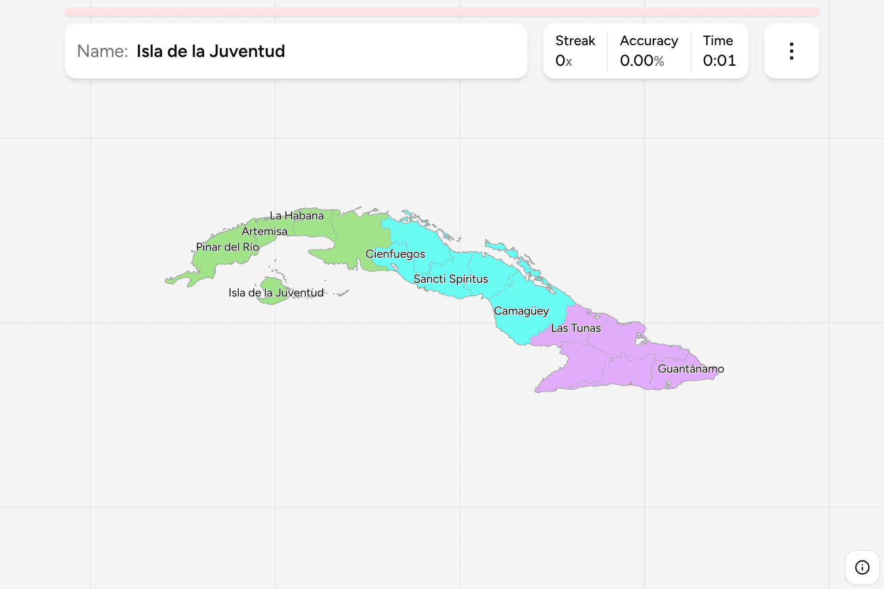 Screenshot of Cuba Provinces
