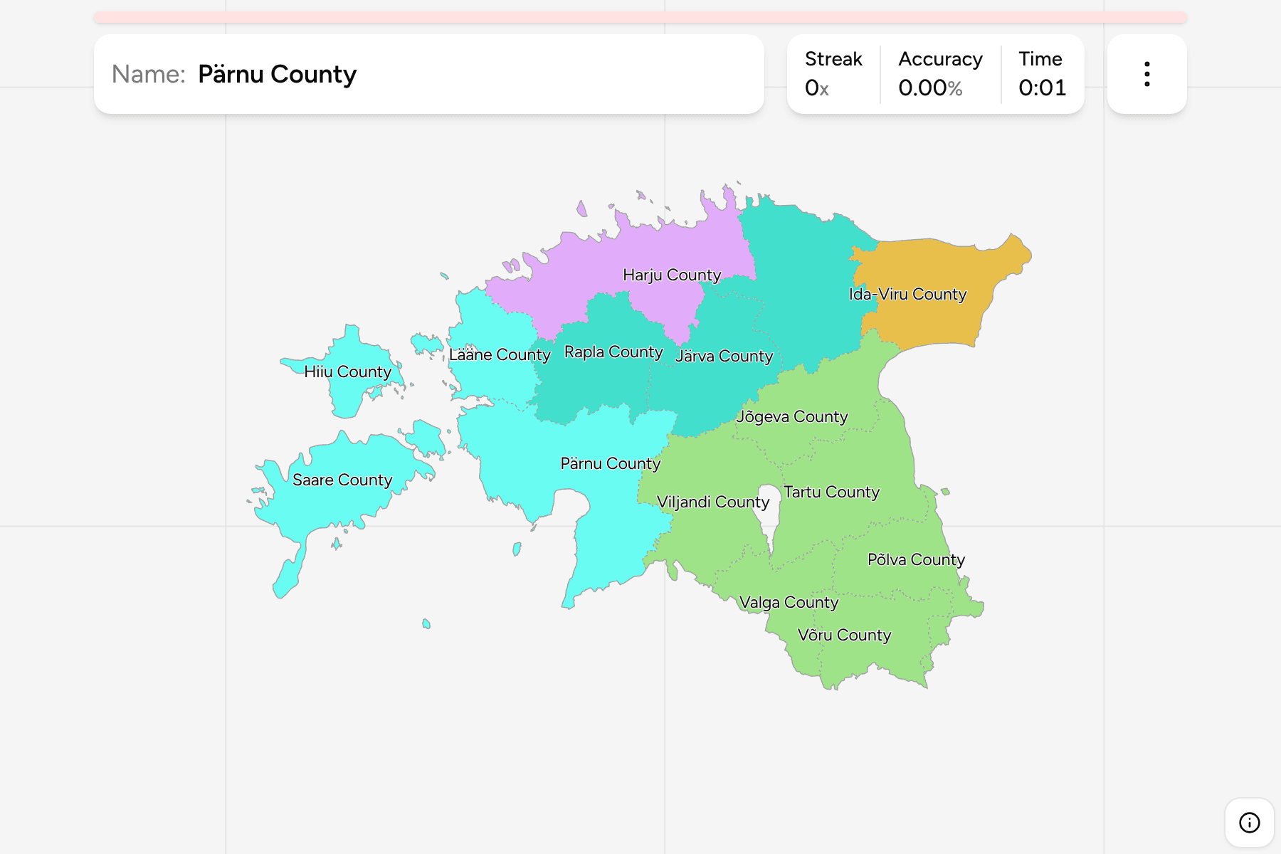 Screenshot of Estonia Counties