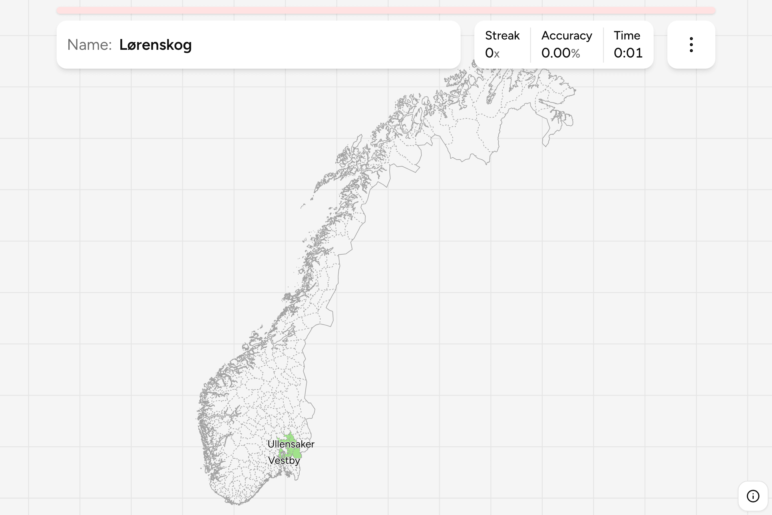 Screenshot of Norway Municipalities