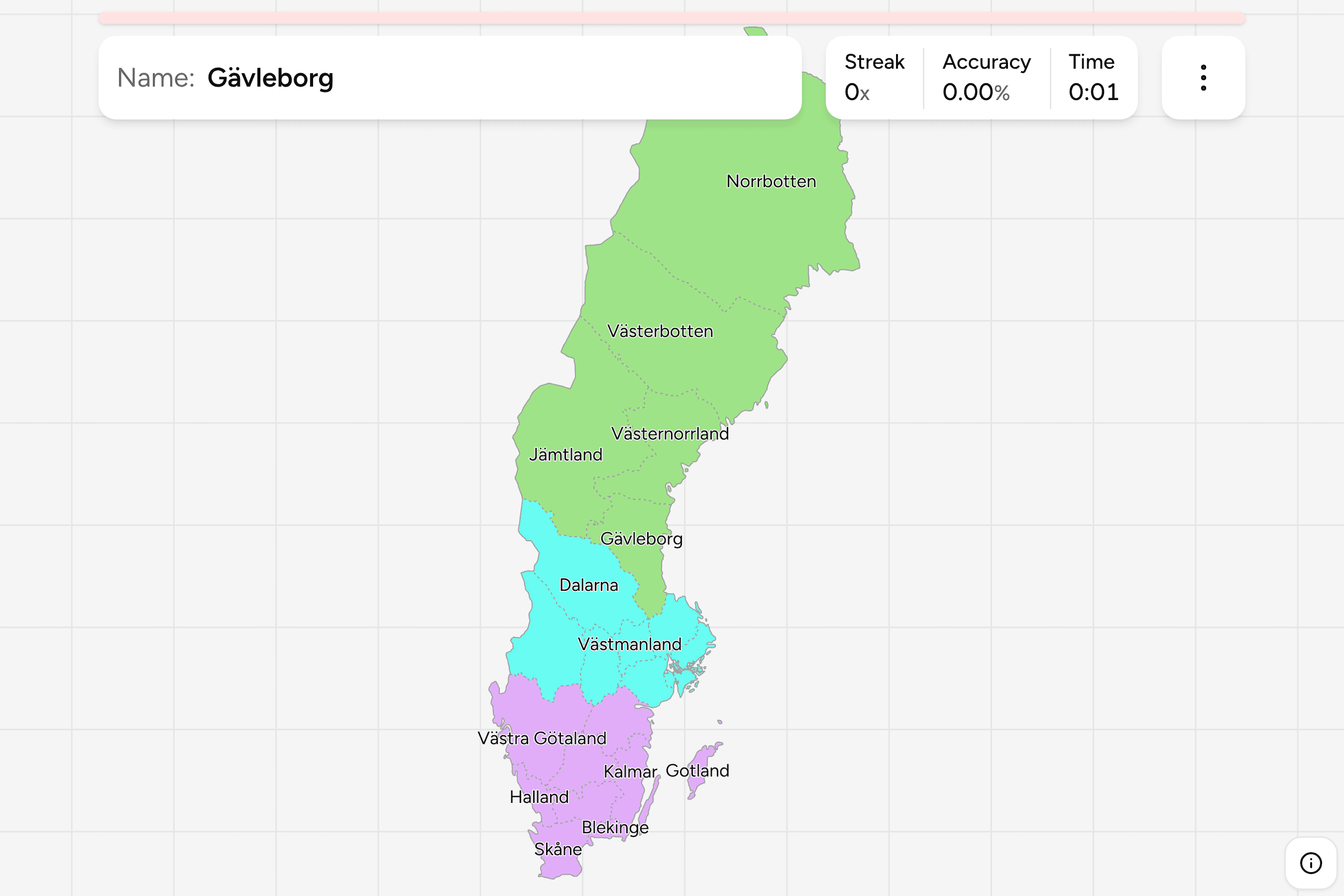 Screenshot of Sweden Counties