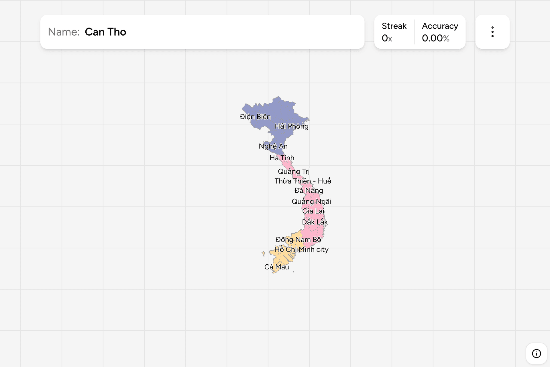 Screenshot of Vietnam Provinces