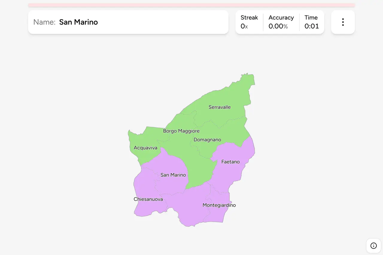 Screenshot of San Marino Castelli